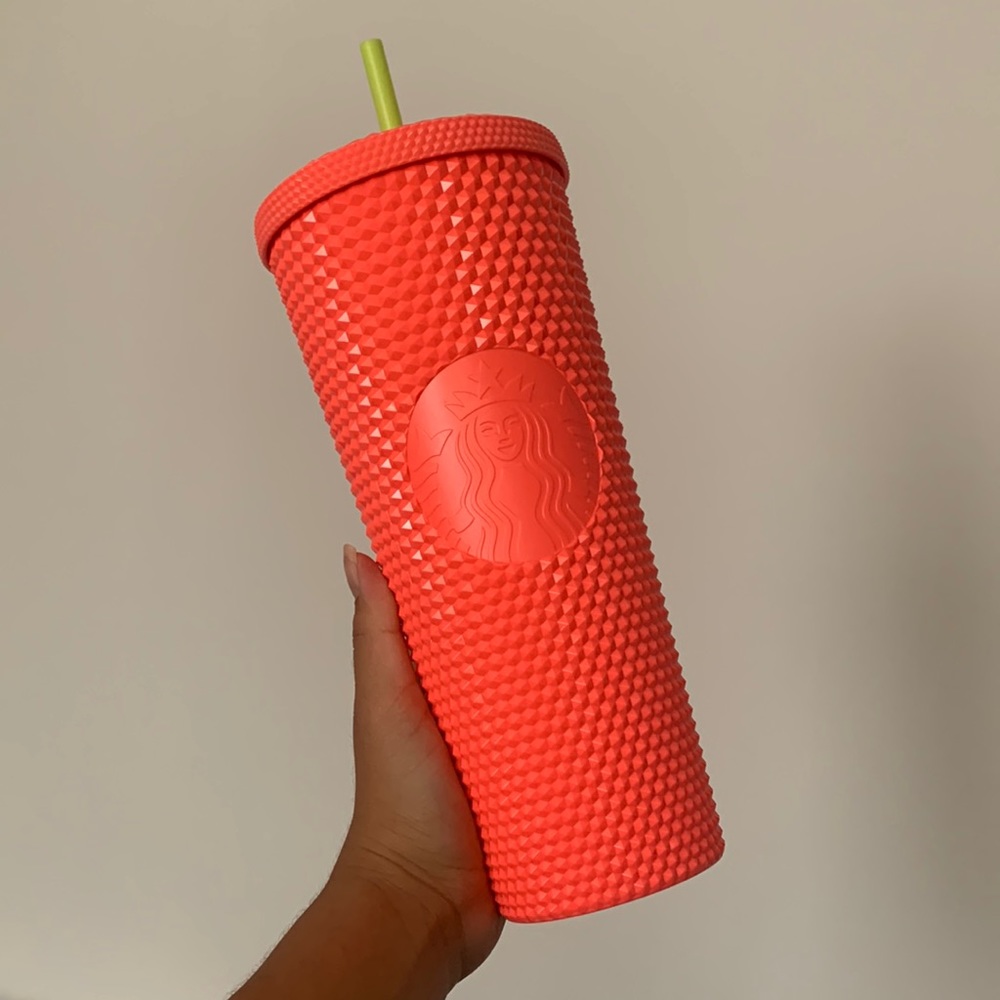 Starbucks dragonfruit studded tumbler